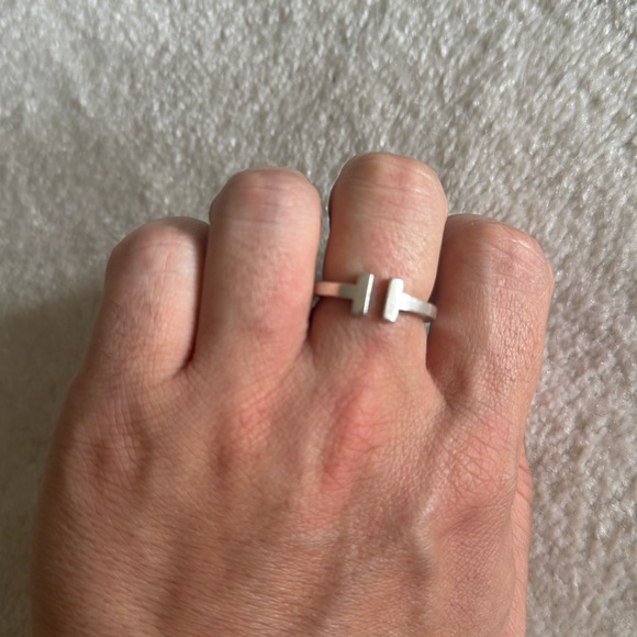 Tiffany T Square Ring in Sterling Silver - Picture 8 of 10